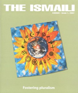 Is The Ismaili Canada fostering all "isms" - the symbols of which are depicted on this cover page are equable like the petals of one flower?